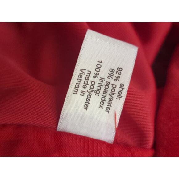 Lane Bryant Jacket Blazer Women's 22 Red Luxe Velvet NEW‎ Holiday Career - Picture 10 of 13
